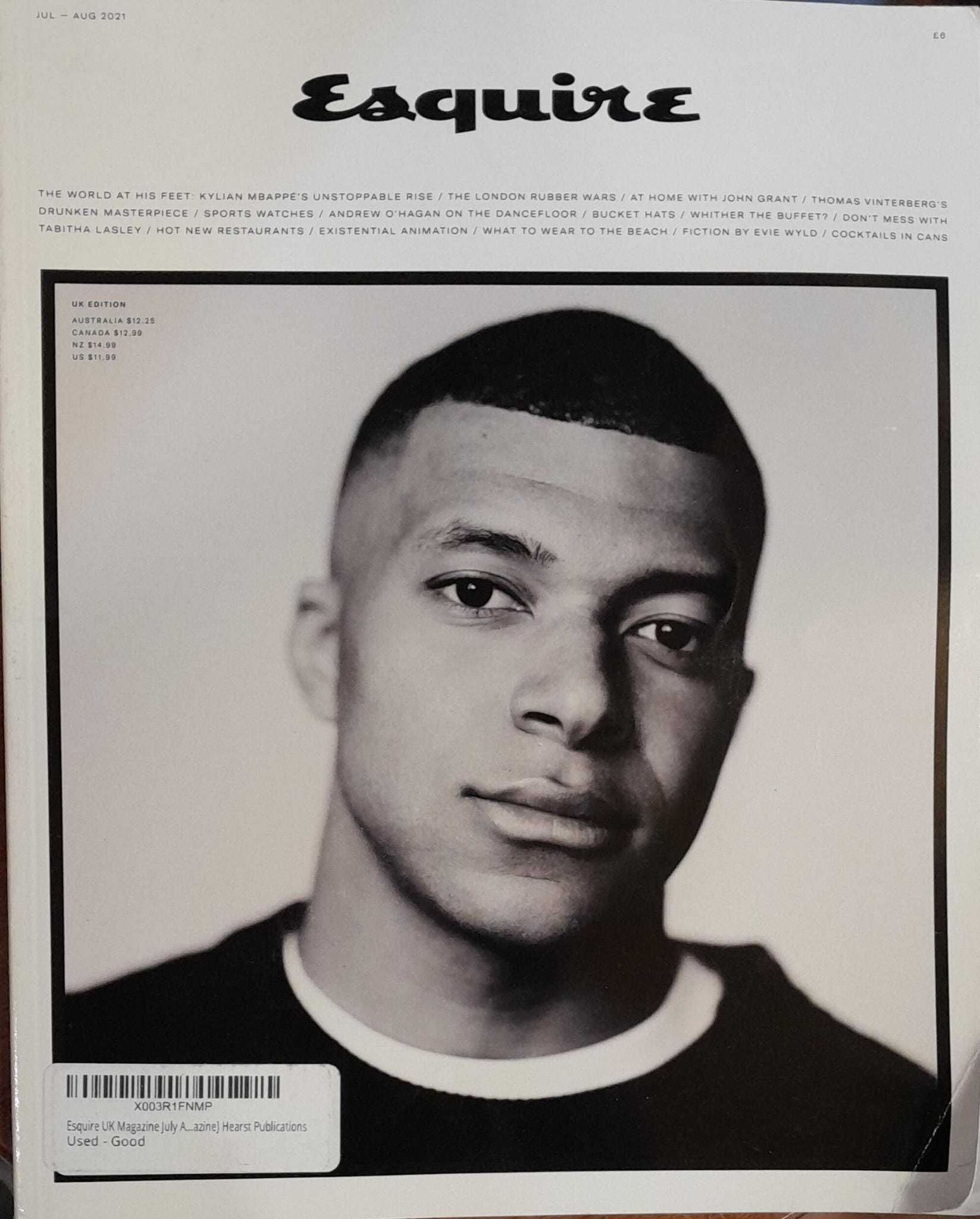 Esquire UK Magazine Jul-Aug-21-Used - Main Image