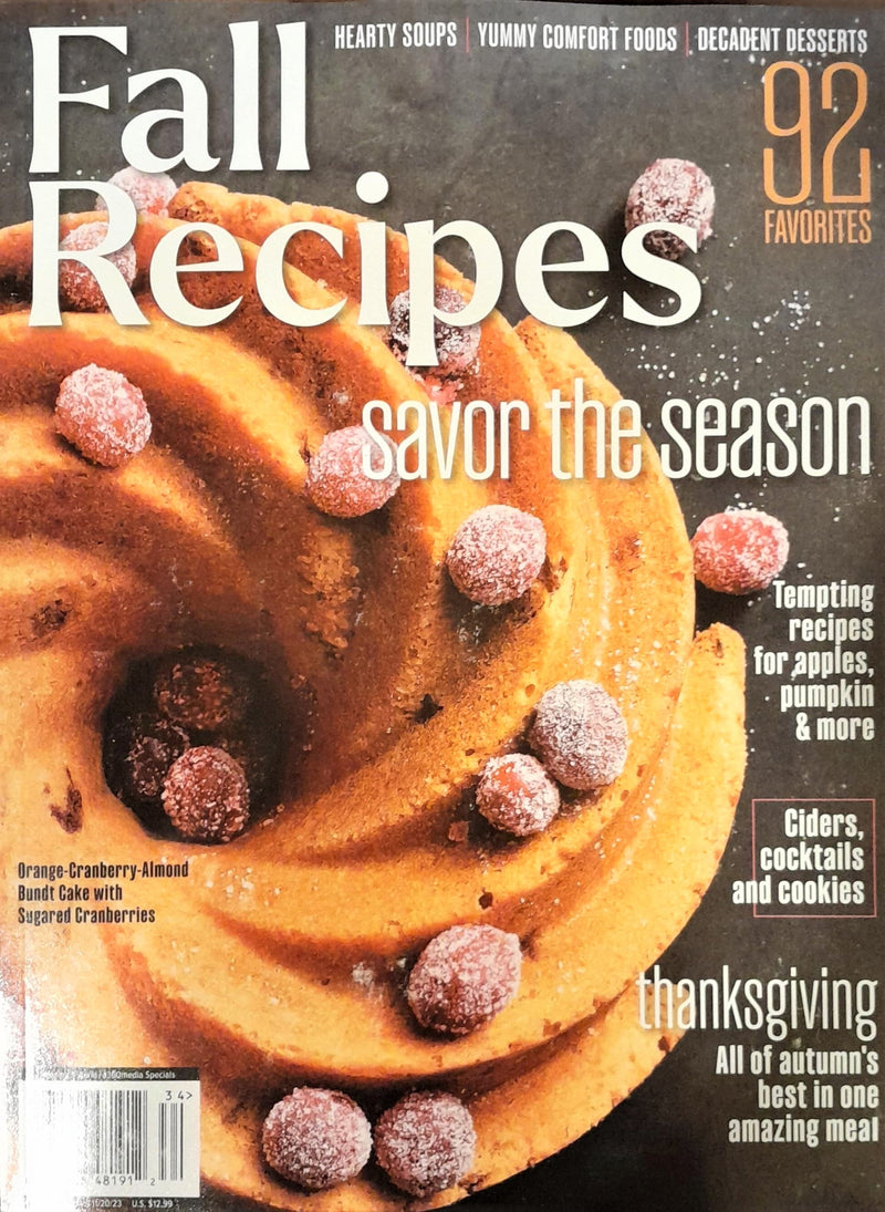 Fall Recipes Magazine
