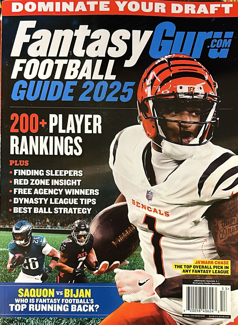 Fantasy Football Guide 2025 Magazine