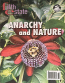 Fifth Estate Magazine cover featuring a vivid red flower with the headline Anarchy and Nature and Summer 2026 issue text