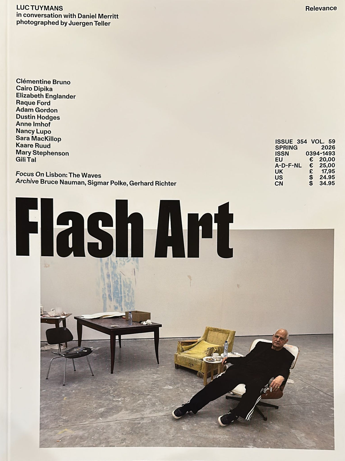 Flash Art Intl Magazine Subscription | Buy at Magazine Café