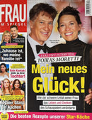 Frau Im Spiegel Magazine (Germany) cover featuring Tobias Moretti and his wife in an exclusive interview with German celebrity news and recipes