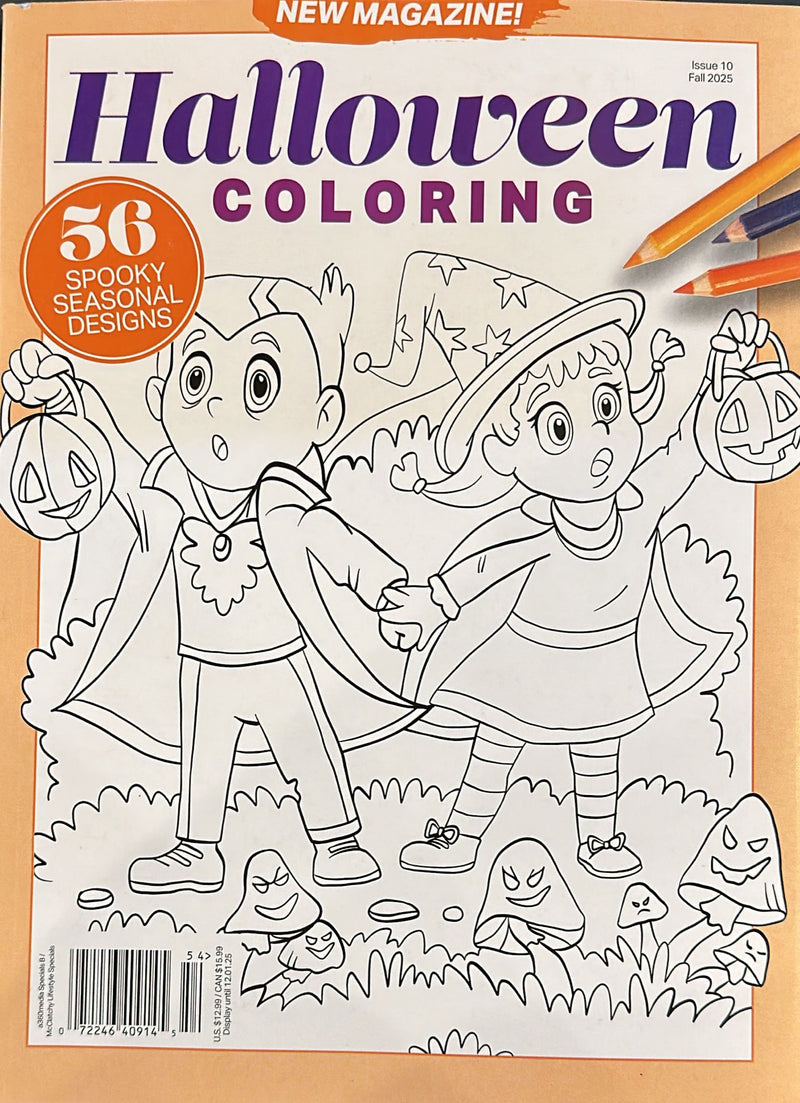 Halloween Coloring Magazine