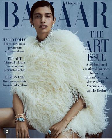 女性情報誌 Harper's BAZAAR UK Dec 2022/Jan 2023 December 2023/January 2024 Issue Shopping Directory