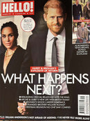 Hello UK Weekly Magazine cover featuring Harry and Meghan with headlines about their exclusive return and royal family news Magazines from Magazinecafe