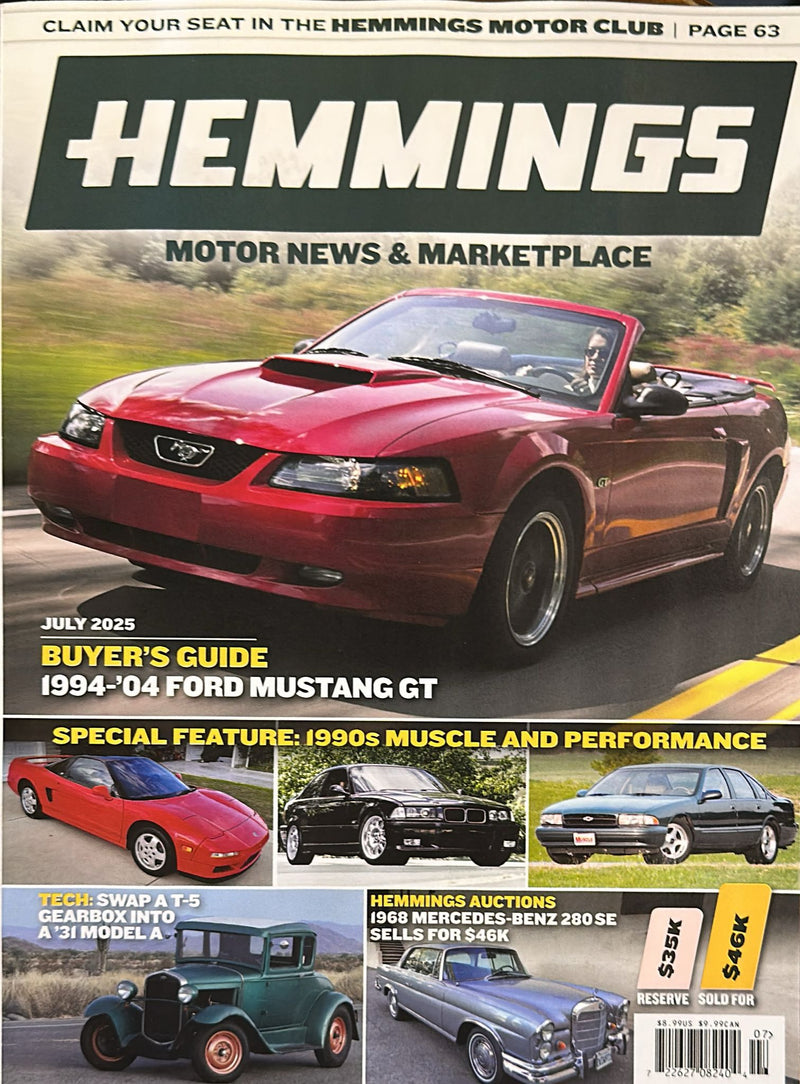 Hemmings Motor News Magazine
