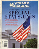 Le Figaro Magazine cover featuring a United States flag above the White House with a special feature on the United States and American independence