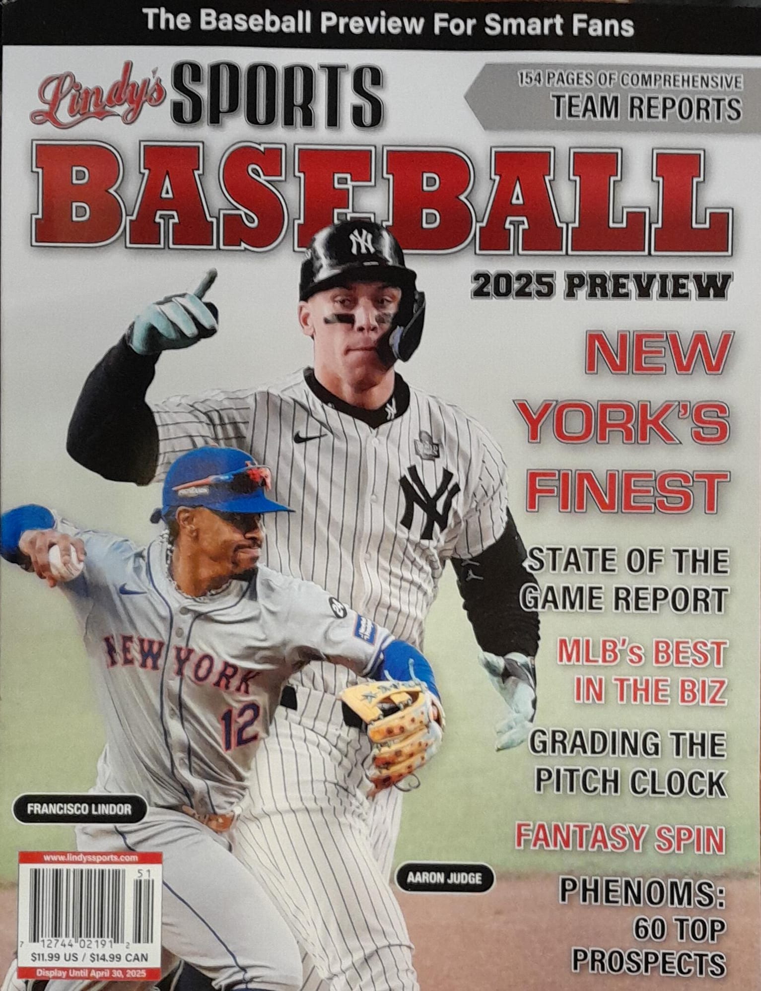 Buy 2022 of Lindy's Sports Baseball Magazine from MagazineCafeStore ...