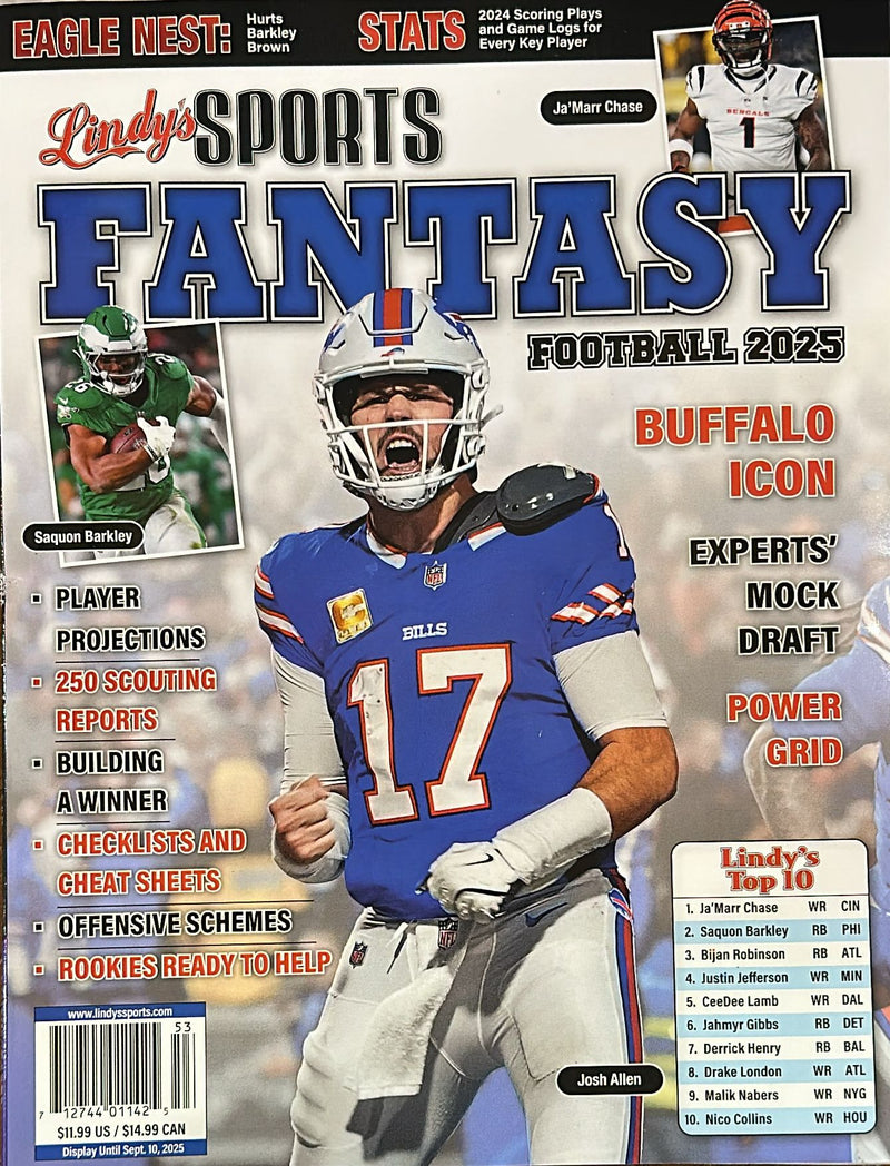 Lindy's Sports Fantasy Football Magazine