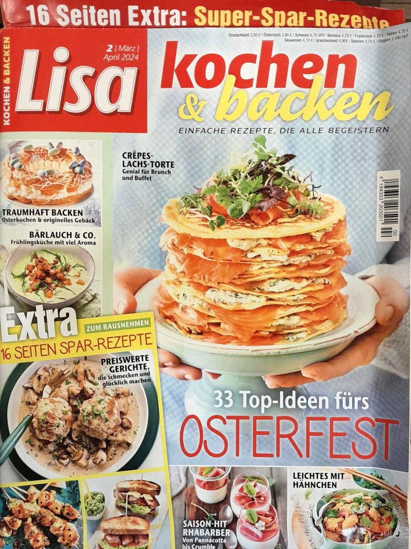 Lisa Kochen & Backen Magazine (Germany)
