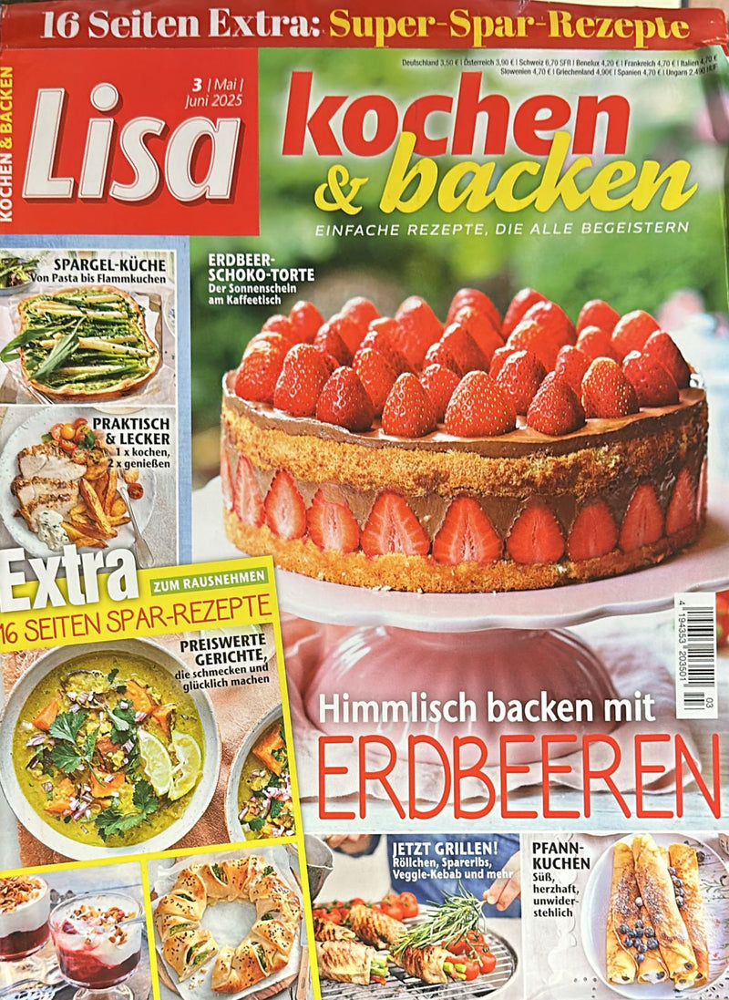 Lisa Kochen & Backen Magazine (Germany)