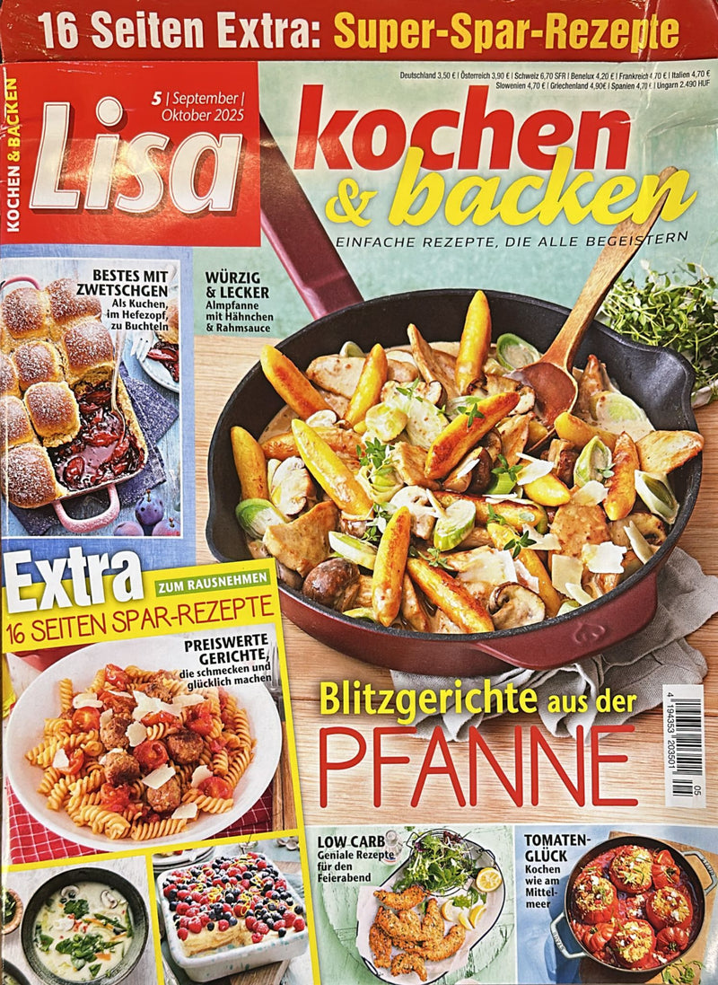 Lisa Kochen & Backen Magazine (Germany)