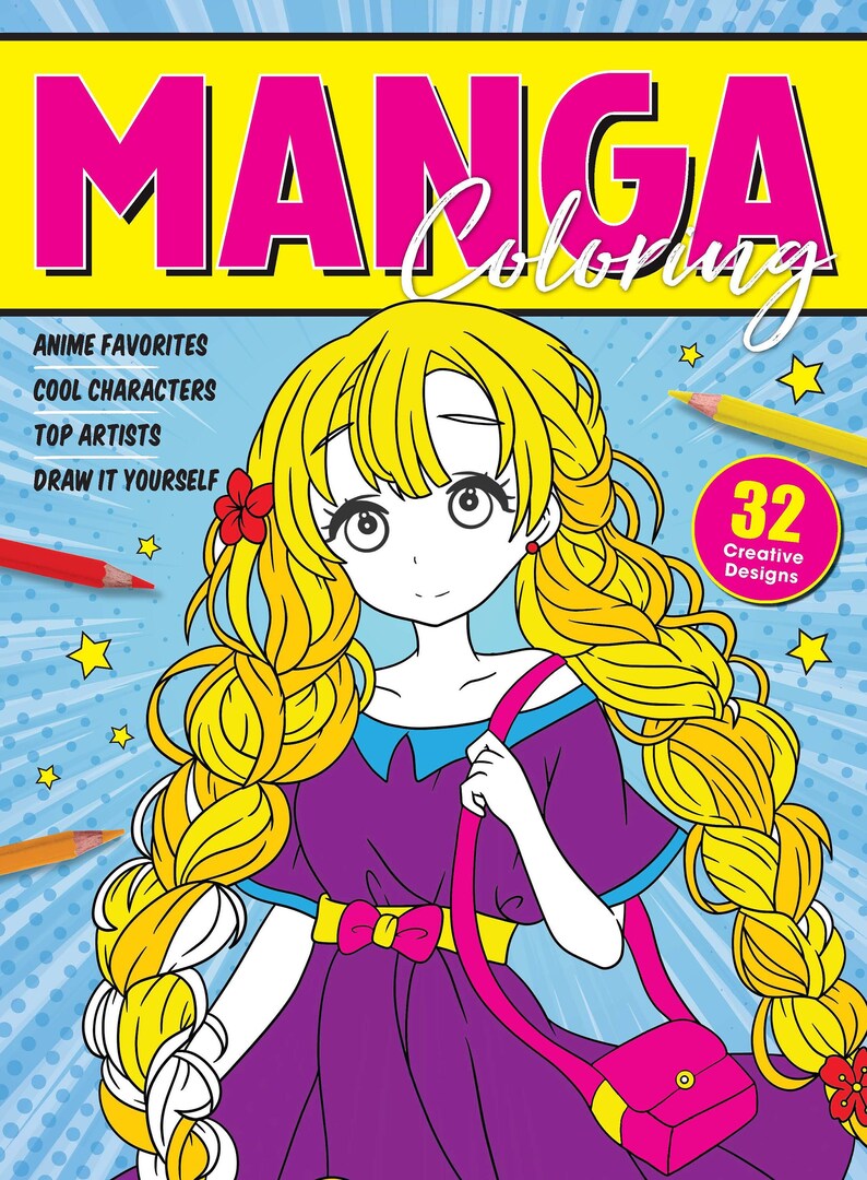 Manga Coloring Magazine