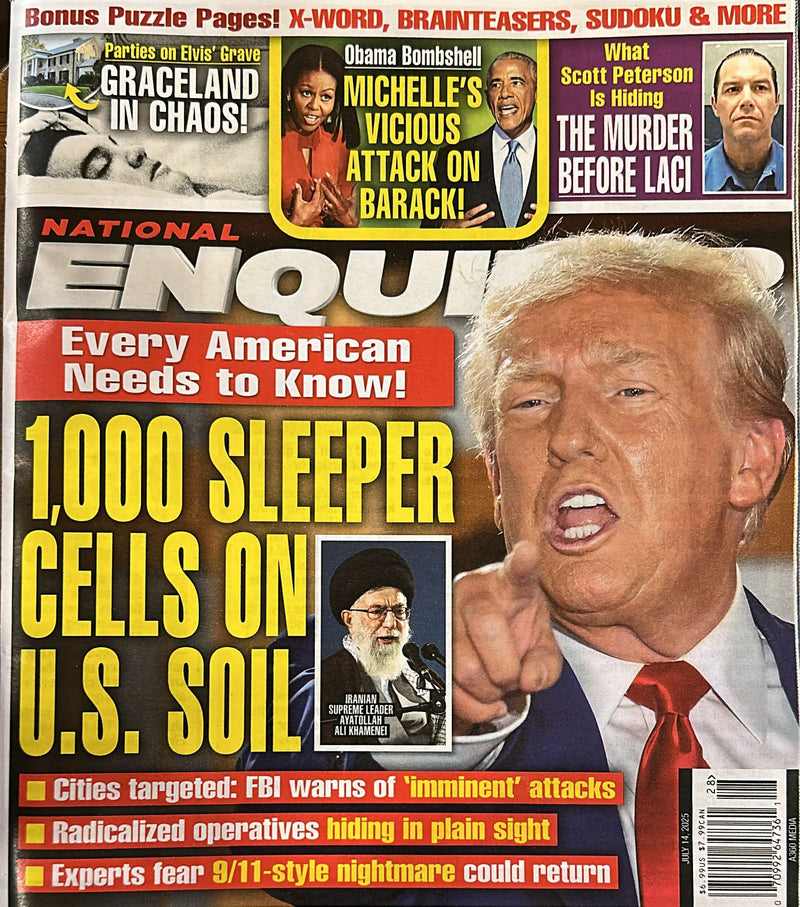 National Enquirer Weekly Magazine