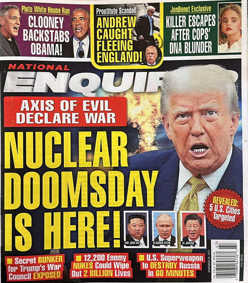 National Enquirer Weekly Magazine