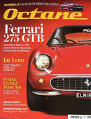 Octane Magazine cover featuring a red Ferrari 275 GTB classic car and headlines about Ferrari Pontiac Firebird and vintage motoring