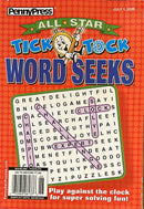 All Star Tick Tock Word Seeks Magazine