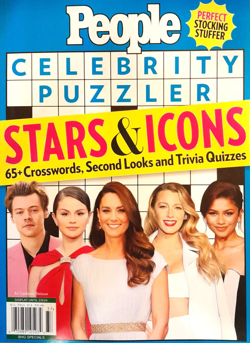 People Stars & Icons Celebrity Puzzler Magazine