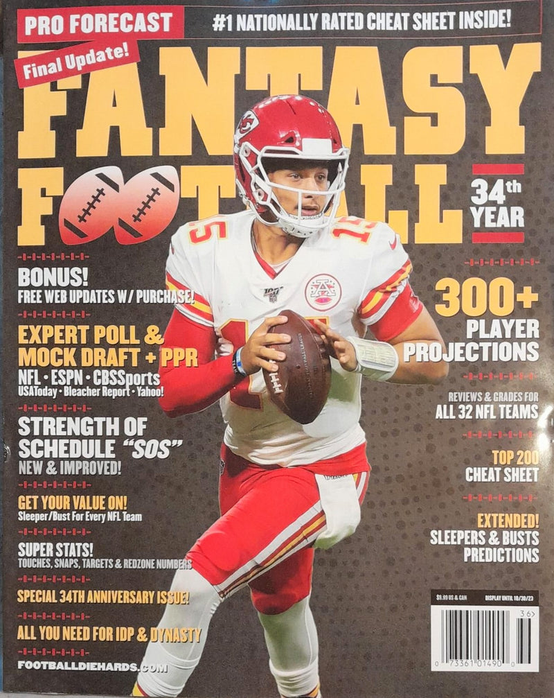 Fantasy Football Magazine- Pro Forecast