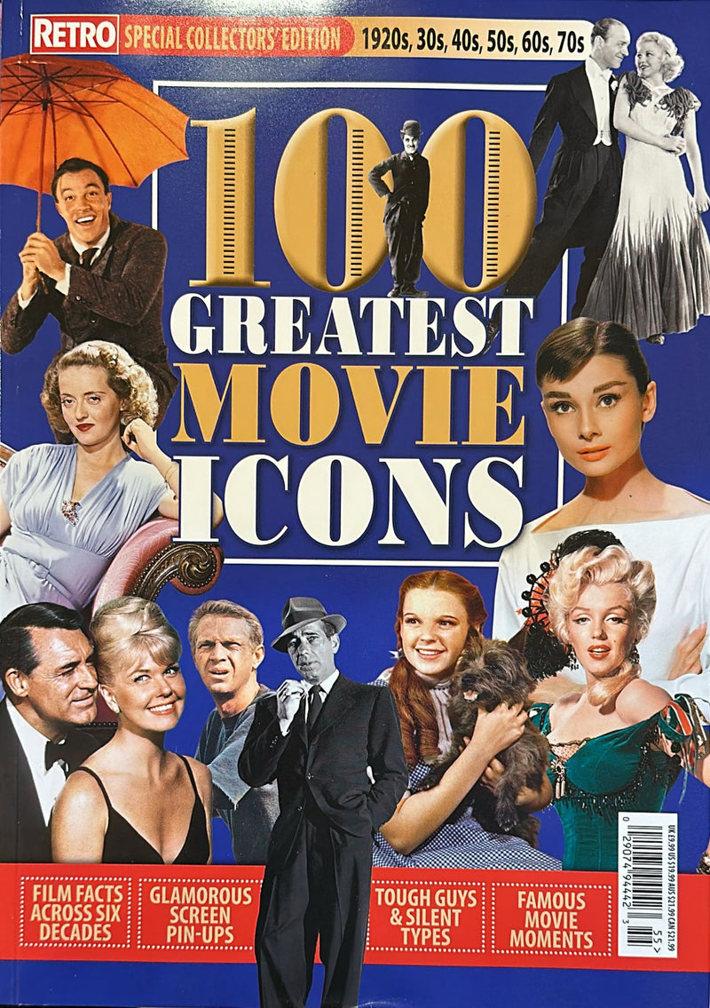 Retro 100 Greatest Movie Icons Magazine