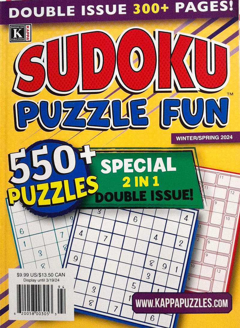 Sudoku Puzzle Fun Magazine