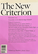 The New Criterion Magazine