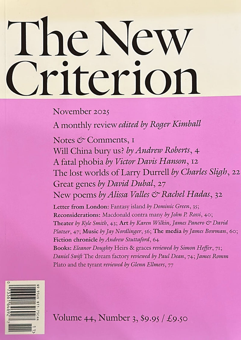 The New Criterion Magazine
