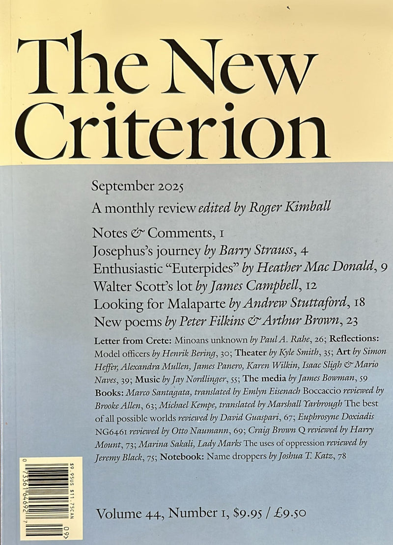 The New Criterion Magazine