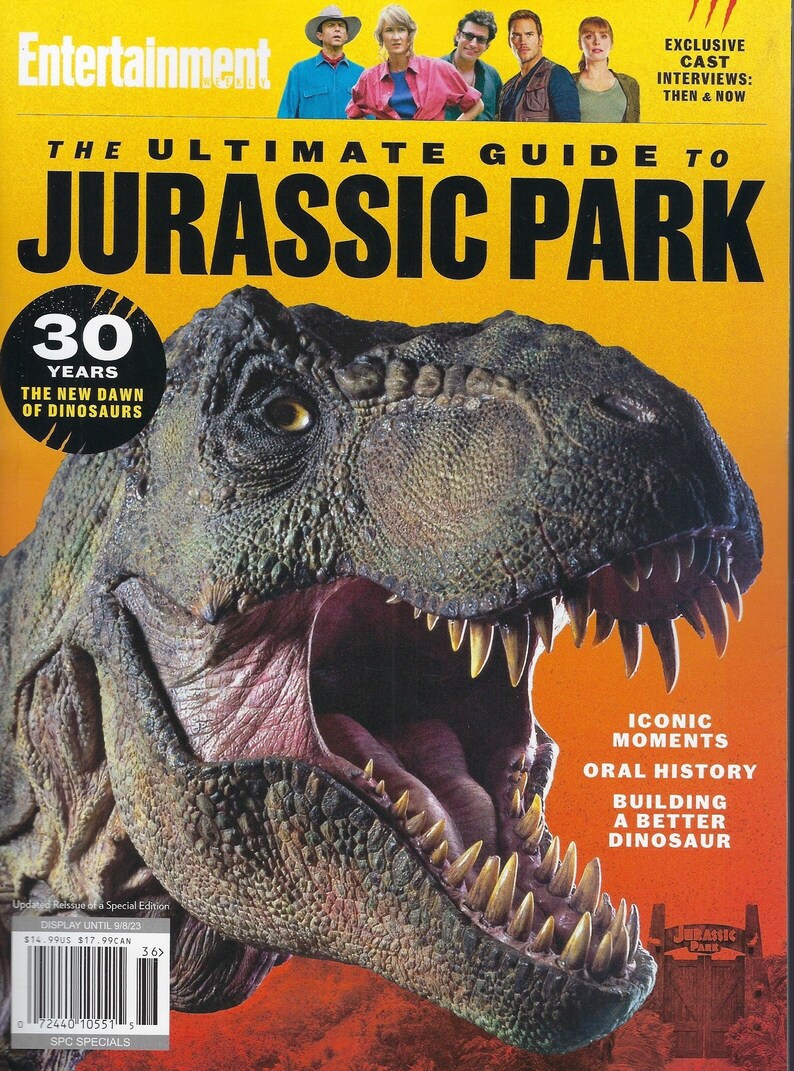 Entertainment Weekly The Ultimate Guide To Jurassic park Magazine