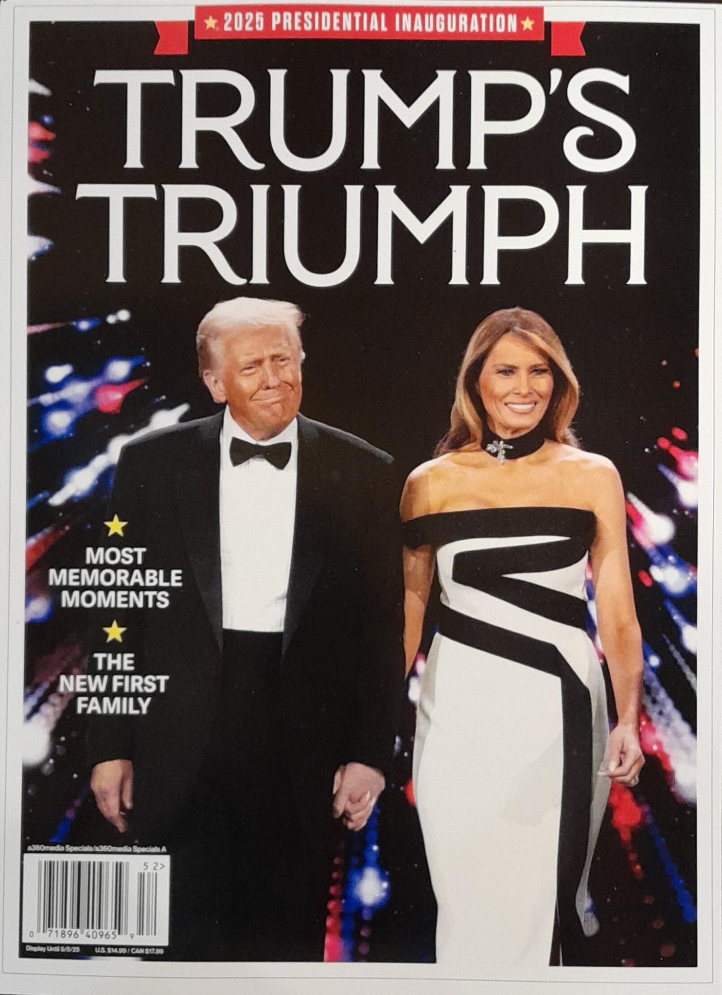 Magazine Inaguration Trump's Triumph 2025 Presidential Inauguration Magazine