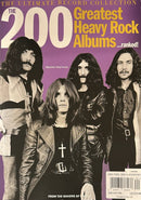 Uncut The Ultimate Record Collection magazine cover featuring four rock musicians and a feature on the 200 greatest heavy rock albums in music history