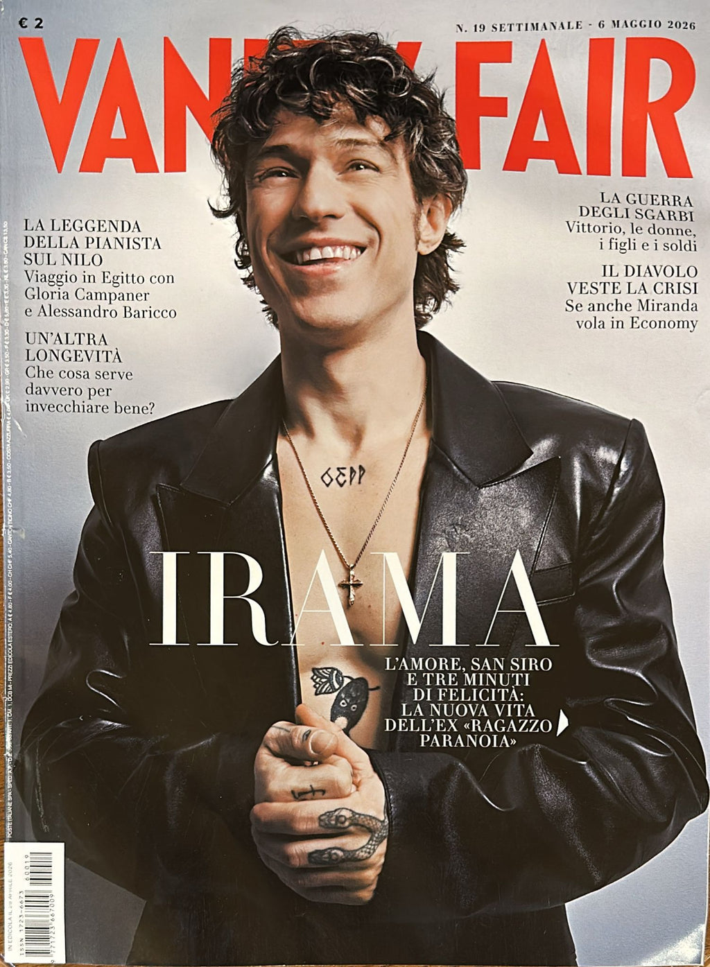 Vanity Fair Italy Magazine Annual Subscription & Single Issue