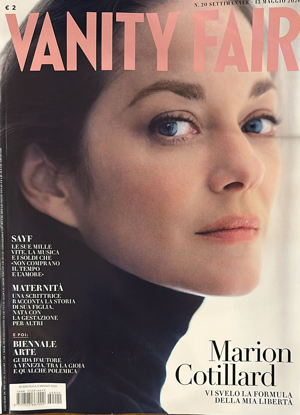 Vanity Fair Italy Magazine Annual Subscription & Single Issue