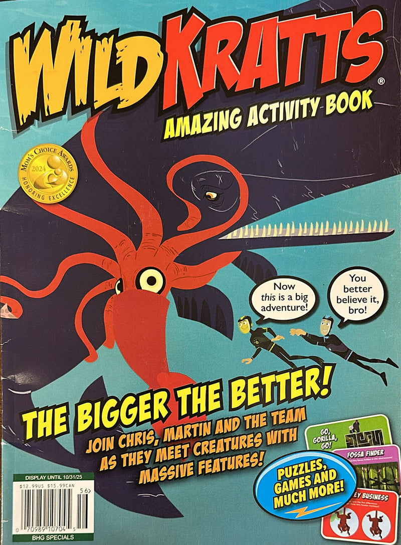 Wild Kratts Amazing Activity Book Magazine