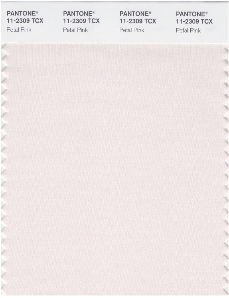 Pantone Smart 11-2309 TCX Color Swatch Card | Petal Pink