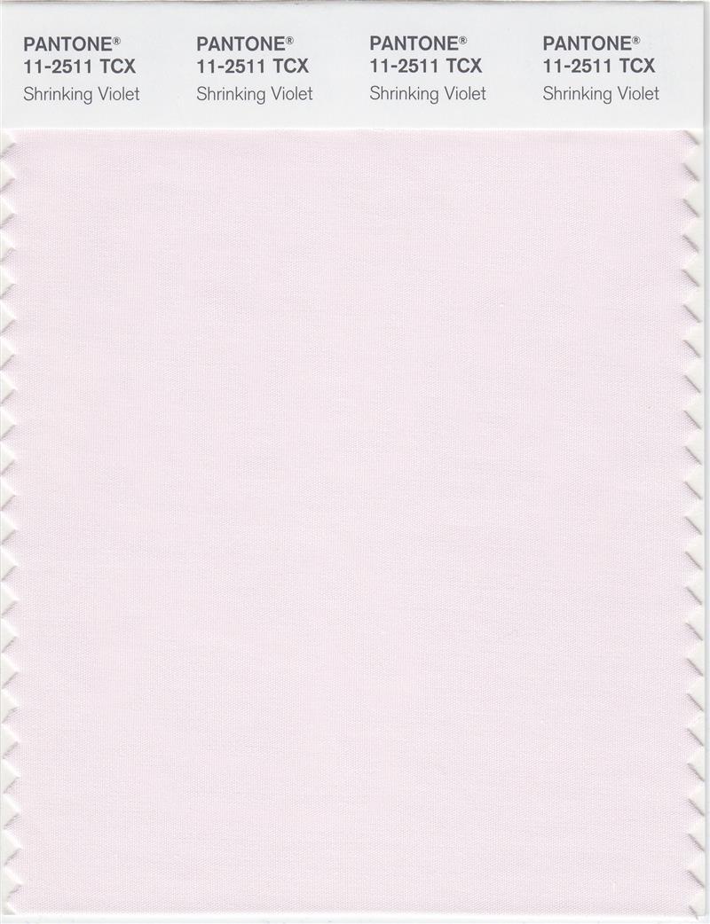 Pantone Smart 11-2511 TCX Color Swatch Card | Shrinking Violet