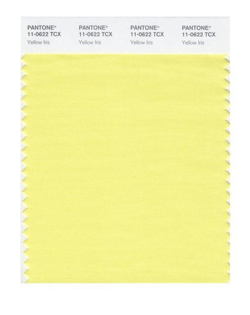 Pantone Smart 11-0622 TCX Color Swatch Card | Yellow Iris