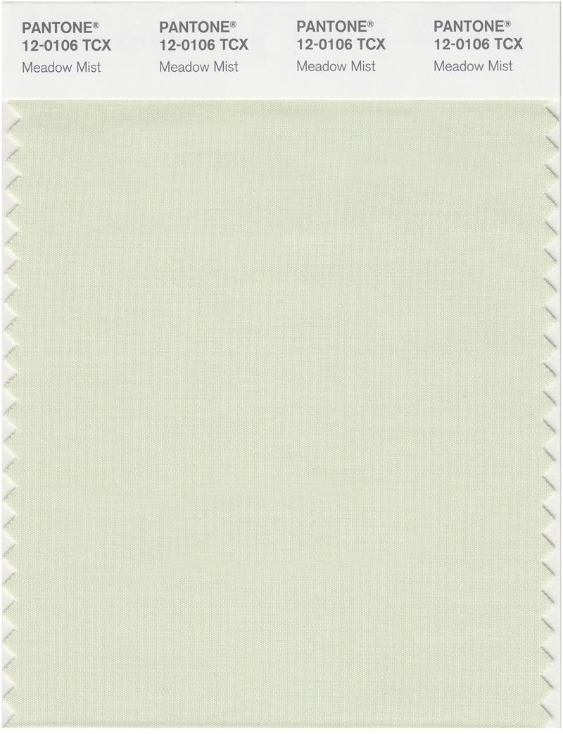 Pantone Smart 12-0106 TCX Color Swatch Card | Meadow Mist | Magazine ...