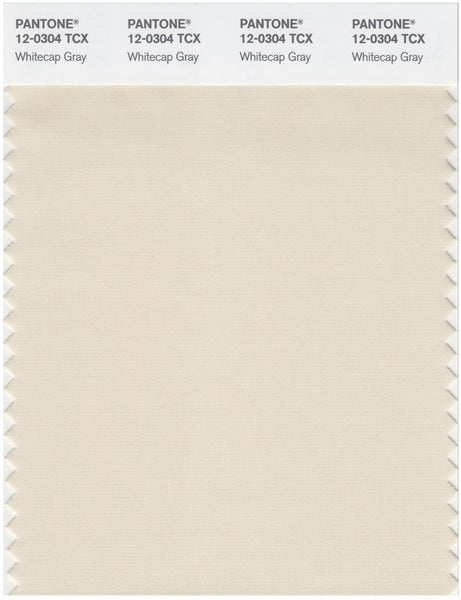 Pantone Smart 12-304 TCX Color Swatch Card | Whitecap Gray