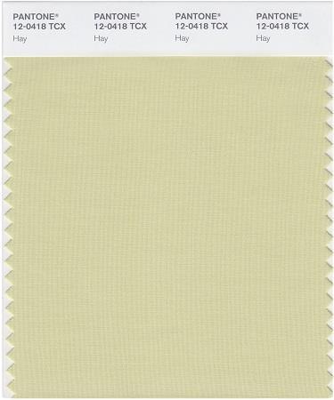 Pantone Smart 12-0418 TCX Color Swatch Card | Hay