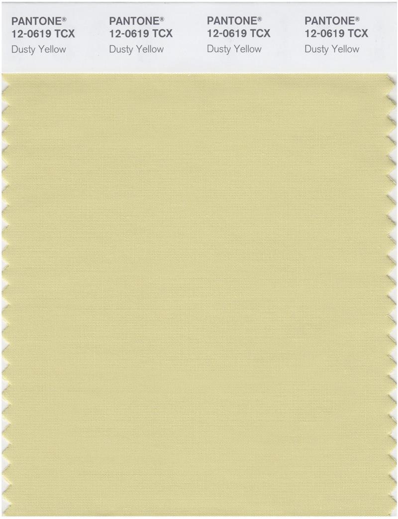 Pantone Smart 12-0619 TCX Color Swatch Card | Dusty Yellow