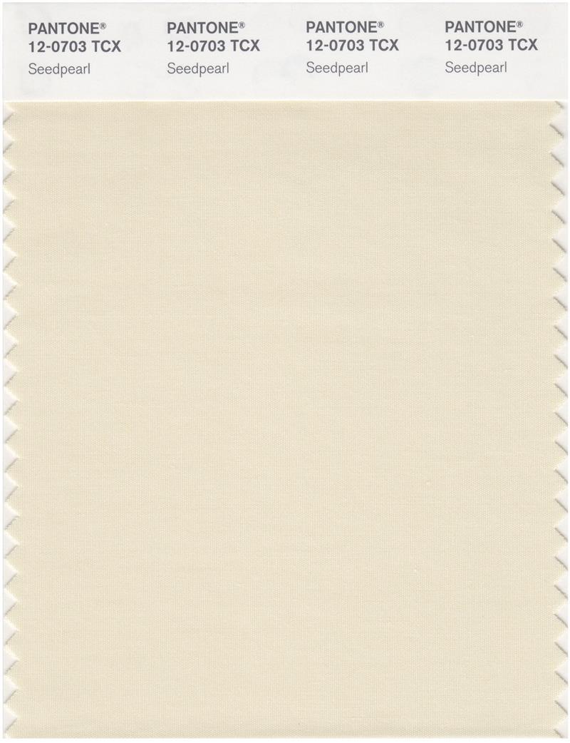 Pantone Smart 12-0703 TCX Color Swatch Card | Seed Pearl