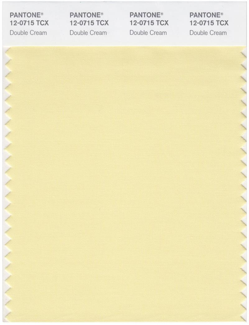 Pantone Smart 12-0715 TCX Color Swatch Card | Double Cream