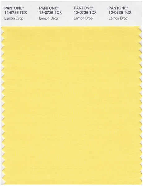 Pantone Smart 12-0736 TCX Color Swatch Card | Lemon Drop