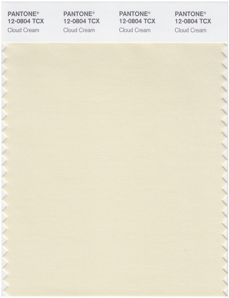 Pantone Smart 12 0808 TCX Color Swatch Card Cloud Cream Magazine Pantone Smart 12 0808 TCX Color Swatch Card Cloud Cream Magazine