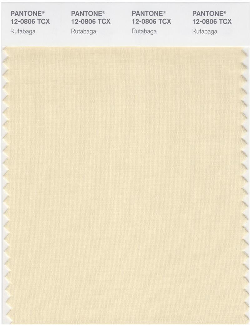 Pantone Smart 12-0806 TCX Color Swatch Card | Rutabaga