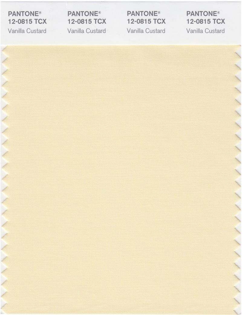 Pantone Smart 12-0815 TCX Color Swatch Card | Vanilla Custard