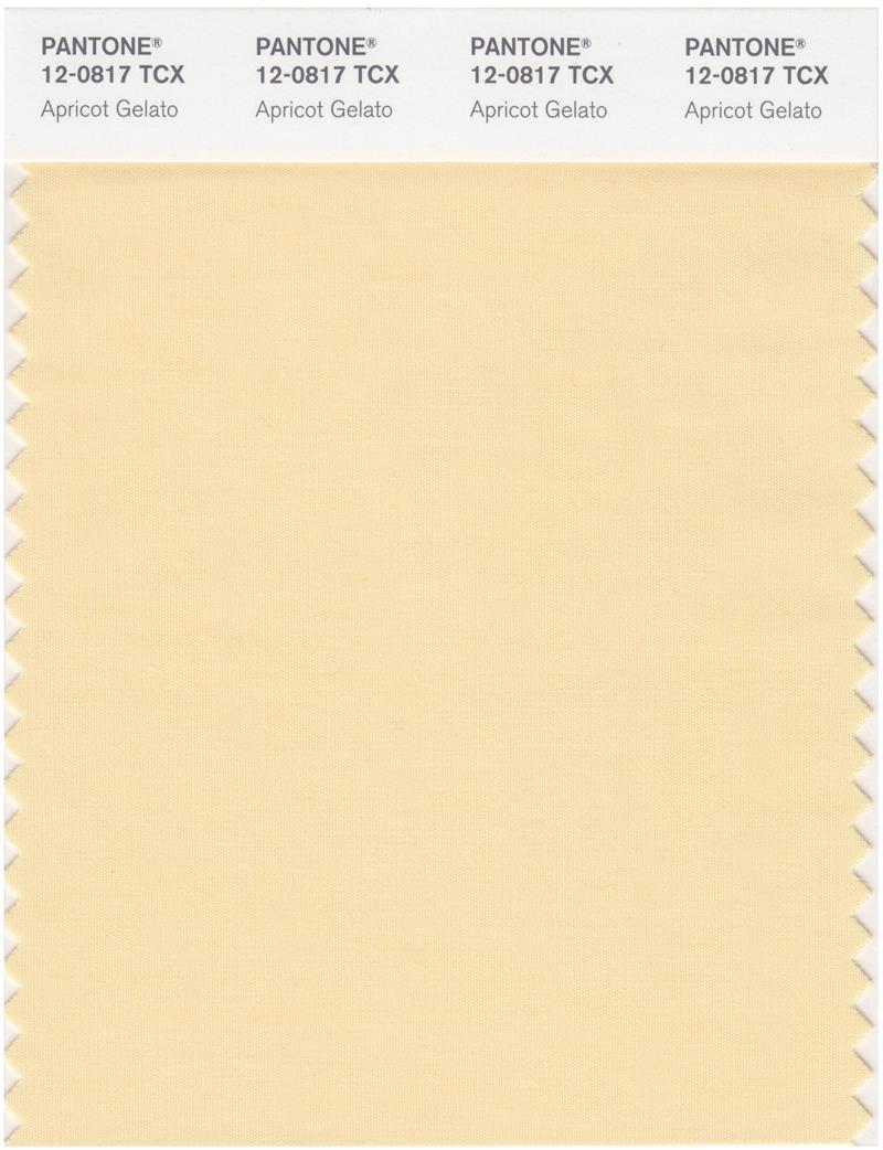 Pantone Smart 12-0817 TCX Color Swatch Card | Apricot Gelato