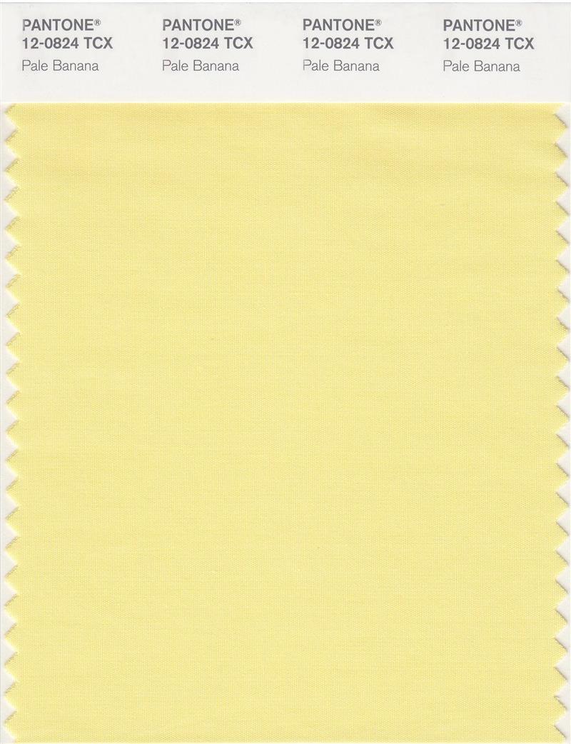 Pantone Smart 12-0824 TCX Color Swatch Card | Pale Banana