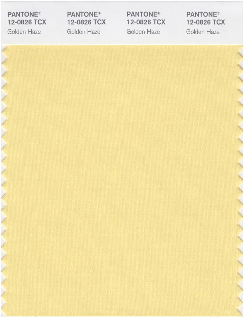 Pantone Smart 12-0826 TCX Color Swatch Card | Golden Haze